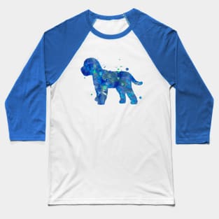 Cockapoo Watercolor Painting Baseball T-Shirt